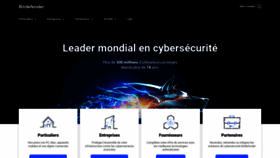 What Bitdefender.fr website looked like in 2020 (3 years ago)