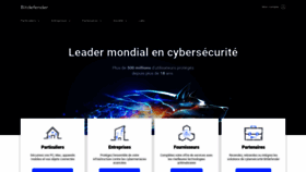What Bitdefender.fr website looked like in 2020 (6 years ago)