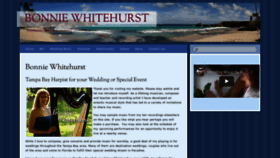 What Bonniewhitehurst.com website looked like in 2020 (3 years ago)