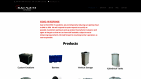 What Blazeplastics.ca website looked like in 2020 (3 years ago)