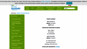 What Bip.powiat.konin.pl website looked like in 2020 (3 years ago)