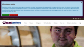What Baanbrekers.org website looked like in 2020 (3 years ago)