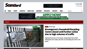 What Bromsgrovestandard.co.uk website looked like in 2020 (3 years ago)