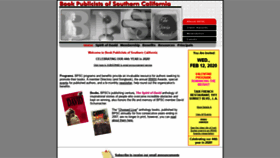 What Bookpublicists.org website looked like in 2020 (3 years ago)