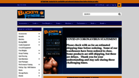 What Buckeyefitness.com website looked like in 2020 (3 years ago)