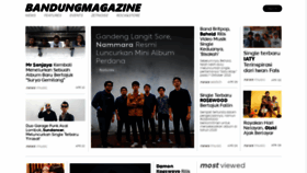 What Bandungmagazine.com website looked like in 2020 (3 years ago)