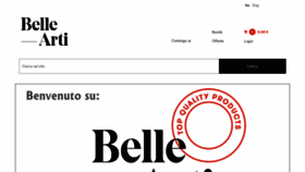 What Bellearti.net website looked like in 2020 (3 years ago)