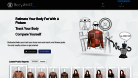 What Bodywhat.com website looked like in 2020 (3 years ago)