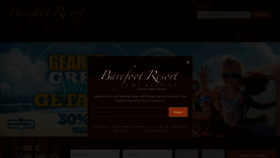 What Barefootresortvacations.com website looked like in 2020 (3 years ago)
