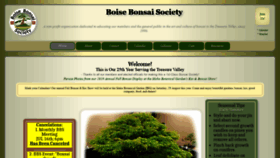 What Boisebonsai.com website looked like in 2020 (3 years ago)