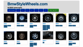 What Bmwstylewheels.com website looked like in 2020 (3 years ago)