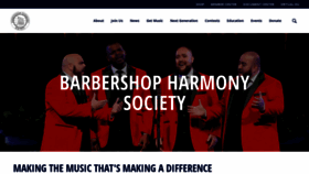 What Barbershop.org website looked like in 2020 (5 years ago)