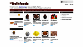 What Bulkfoods.com website looked like in 2020 (3 years ago)