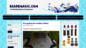 What Beadsmagic.com website looked like in 2020 (3 years ago)