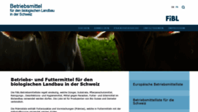 What Betriebsmittelliste.ch website looked like in 2020 (3 years ago)