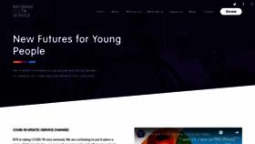 What Brisyouth.org website looked like in 2020 (3 years ago)