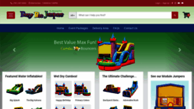What Busybeejumpers.com website looked like in 2020 (3 years ago)