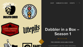 What Beerdabbler.com website looked like in 2020 (3 years ago)