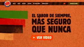 What Burgerkingencasa.es website looked like in 2020 (3 years ago)