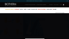 What Biotherm.es website looked like in 2020 (3 years ago)