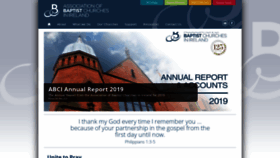 What Baptistsinireland.org website looked like in 2020 (3 years ago)