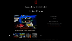 What Bernadette-goerger.com website looked like in 2020 (3 years ago)