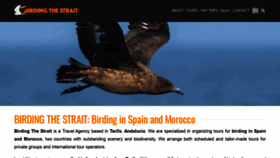What Birdingthestrait.com website looked like in 2020 (3 years ago)
