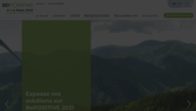 What Bepositive-events.com website looked like in 2020 (3 years ago)