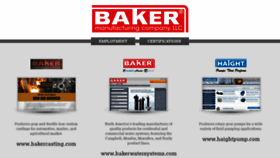 What Bakermfg.com website looked like in 2020 (3 years ago)