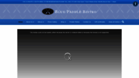 What Bluepaddlebistro.com website looked like in 2020 (3 years ago)