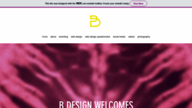 What Bdesignpr.com website looked like in 2020 (3 years ago)