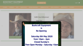 What Bushcraftequipment.com.au website looked like in 2020 (3 years ago)