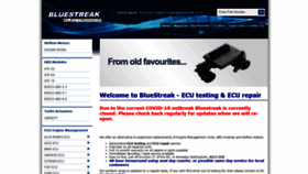 What Bluestreak.co.uk website looked like in 2020 (3 years ago)