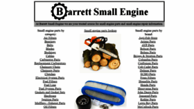 What Barrettsmallengine.com website looked like in 2020 (3 years ago)