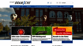What Bramsche.de website looked like in 2020 (3 years ago)