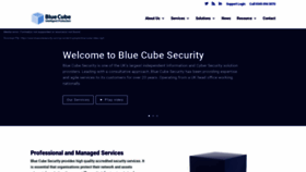 What Bluecubesecurity.com website looked like in 2020 (3 years ago)
