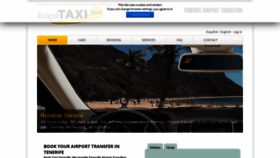 What Booktaxitenerife.com website looked like in 2020 (3 years ago)