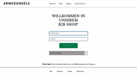 What B2b.armedangels.de website looked like in 2020 (3 years ago)