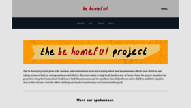 What Behomeful.org website looked like in 2020 (3 years ago)