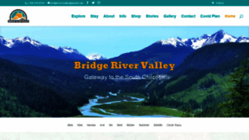 What Bridgerivervalley.ca website looked like in 2020 (3 years ago)