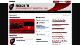 What Bucksrfu.co.uk website looked like in 2020 (3 years ago)