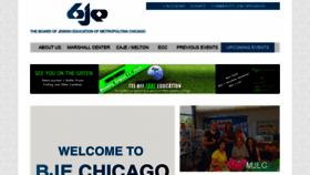 What Bjechicago.org website looked like in 2020 (3 years ago)