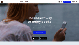 What Bookmate.com website looked like in 2020 (3 years ago)