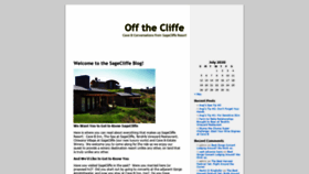 What Blog.sagecliffe.com website looked like in 2020 (3 years ago)