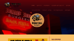What Bumblebeesbajagrill.com website looked like in 2020 (3 years ago)