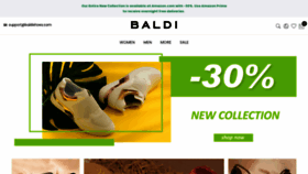 What Baldishoes.com website looked like in 2020 (3 years ago)