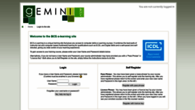 What Bcsgemini.com website looked like in 2020 (3 years ago)