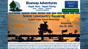What Bluewayadventures.com website looked like in 2020 (3 years ago)