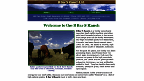 What Bbarsranch.com website looked like in 2020 (3 years ago)