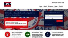 What Bafe.org.uk website looked like in 2020 (5 years ago)